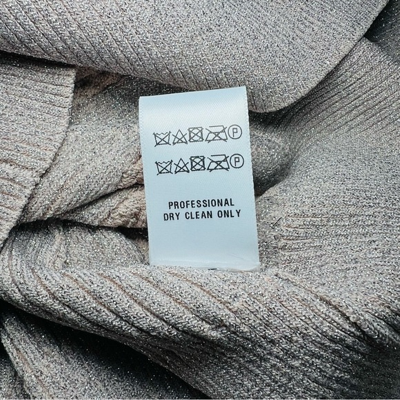 AKNVAS Mock Neck Sweater Pink Metallic - Picture 7 of 7